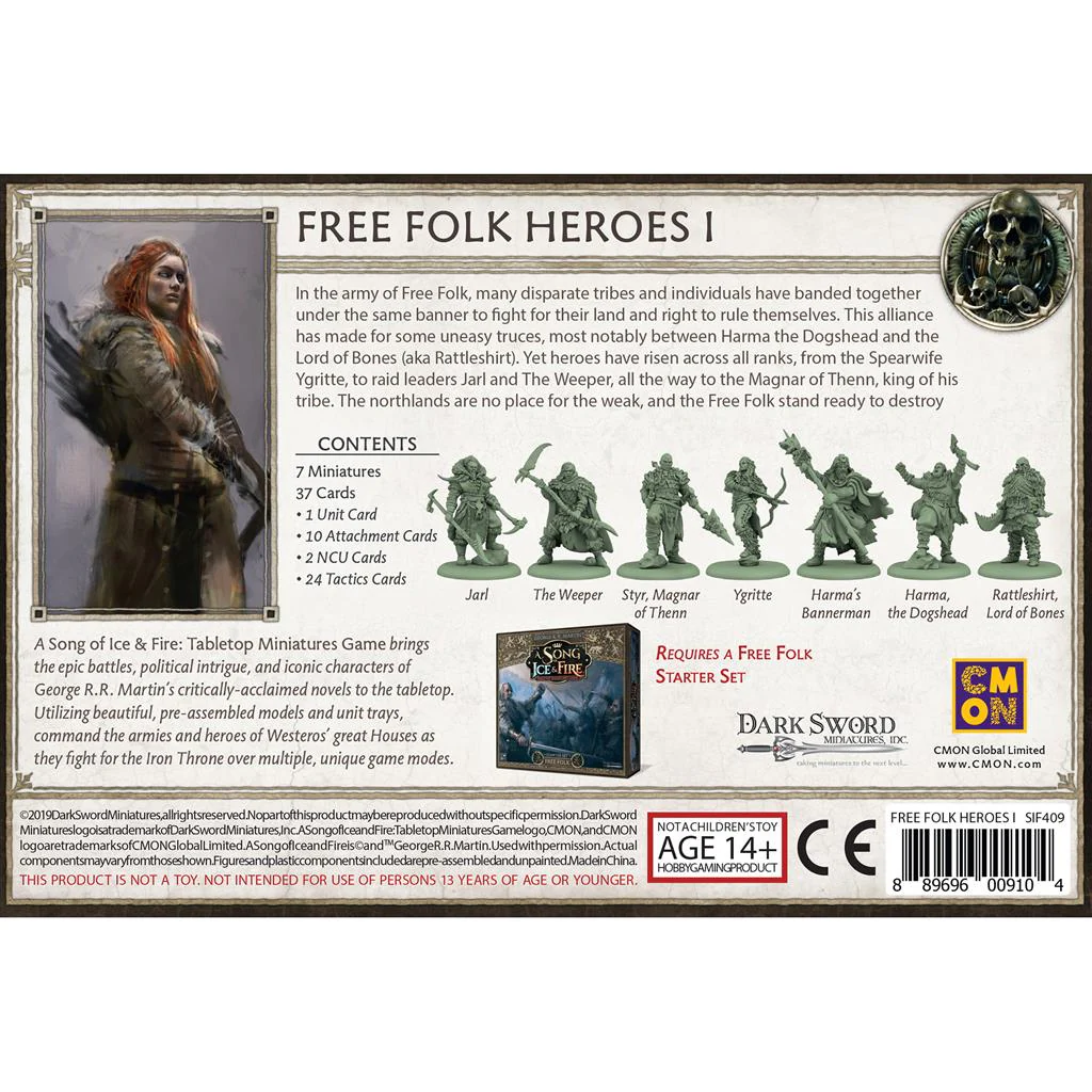 A Song of Ice and Fire (SIF) : Free Folk Heroes Box 1 - Image 3