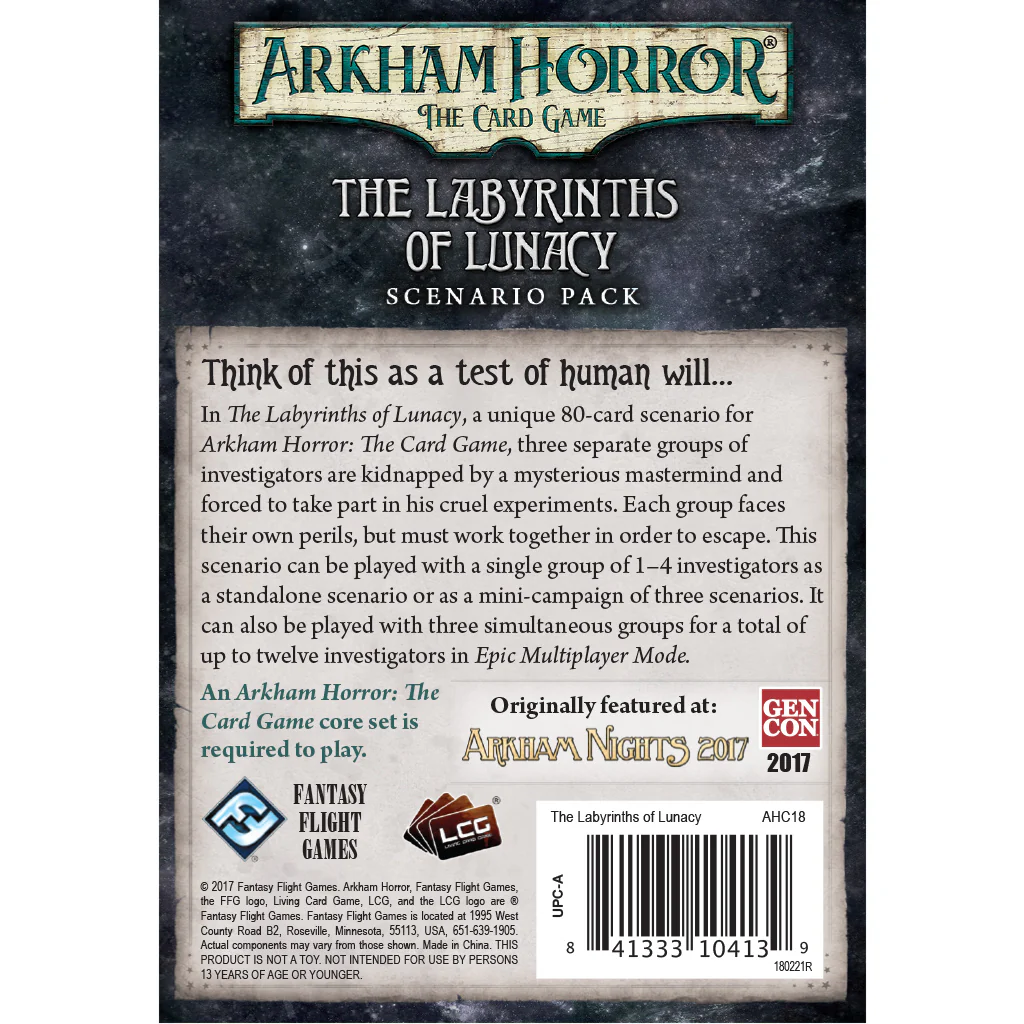 Arkham Horror LCG : The Labyrinths of Lunacy - Image 2