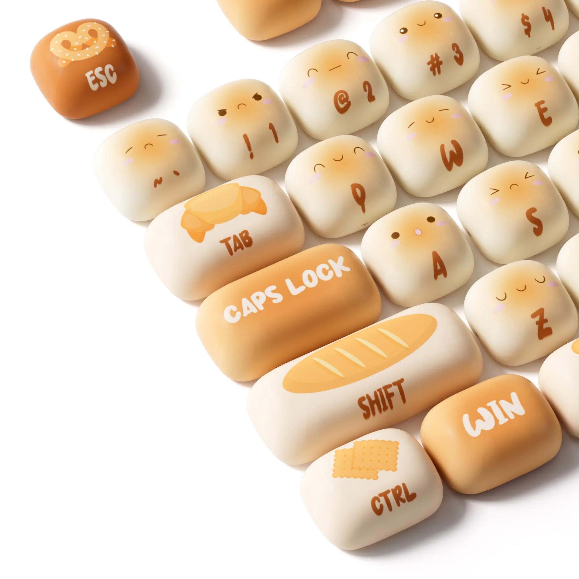 Akko Bun Wonderland 138 Key MOG Profile Dye Sub PBT Keycap Set - Image 3