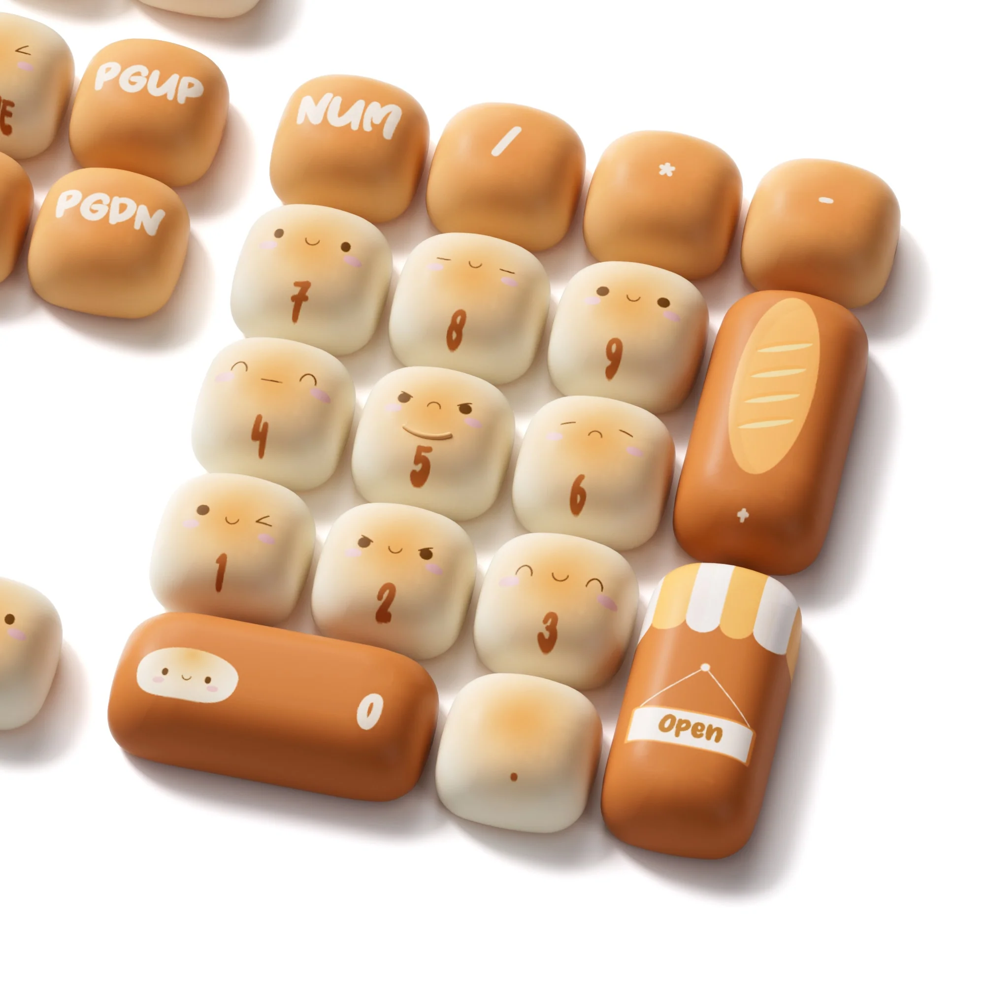 Akko Bun Wonderland 138 Key MOG Profile Dye Sub PBT Keycap Set - Image 5