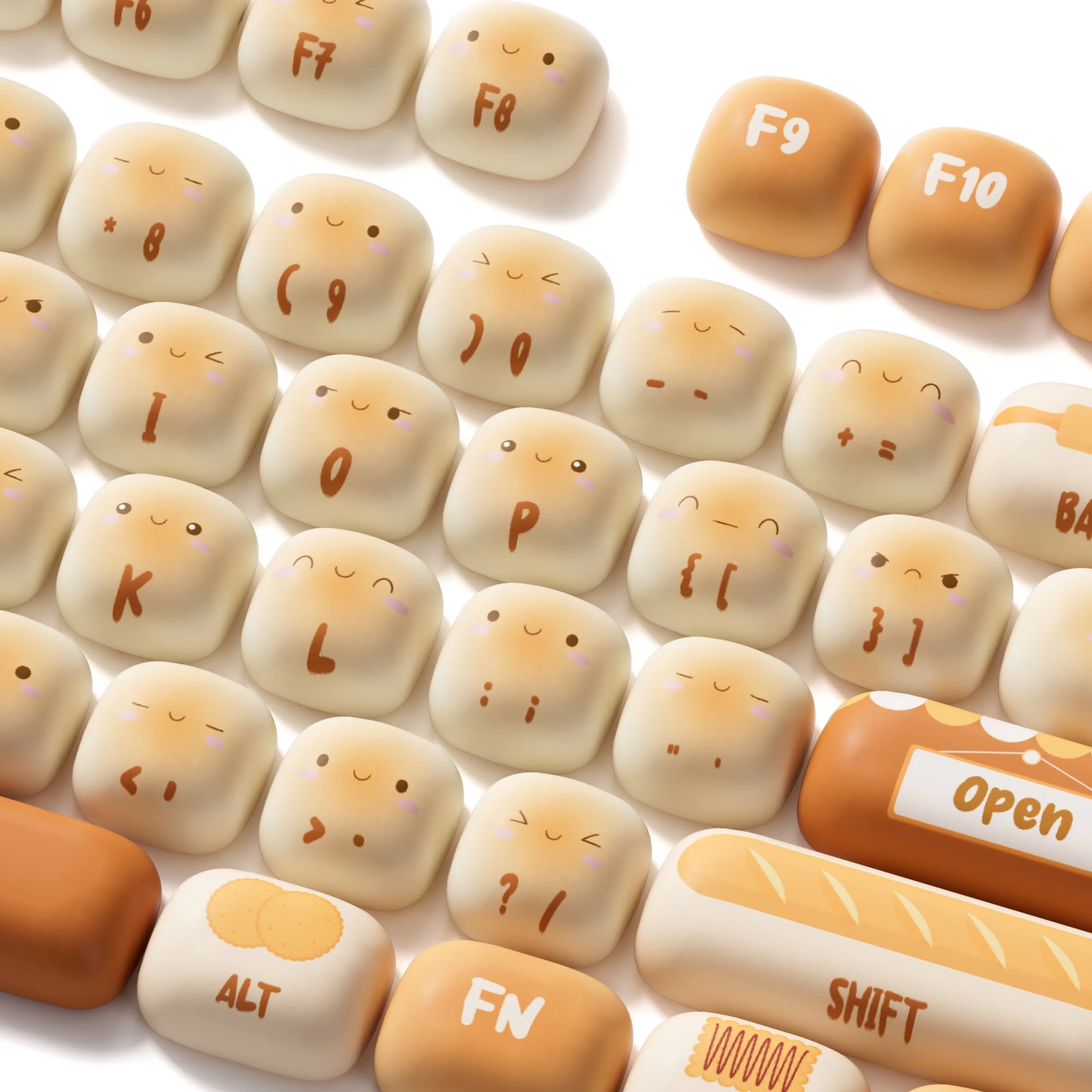 Akko Bun Wonderland 138 Key MOG Profile Dye Sub PBT Keycap Set - Image 6