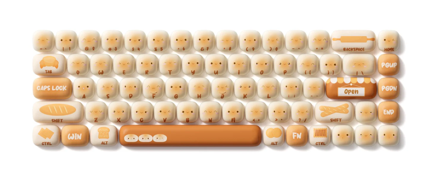 Akko Bun Wonderland 138 Key MOG Profile Dye Sub PBT Keycap Set - Image 7
