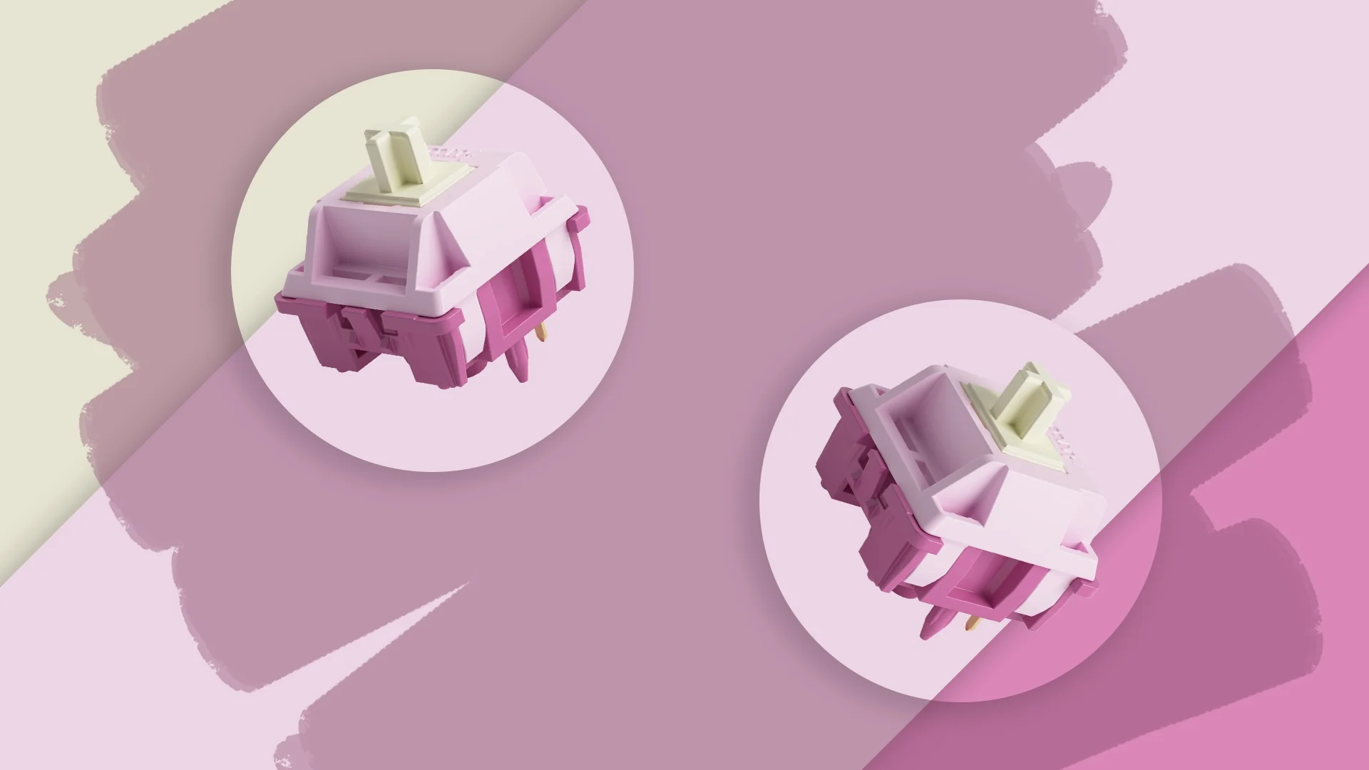 Akko Creamy Purple Pro 30g Tactile PCB Mount Switches 45 Pack - Image 5