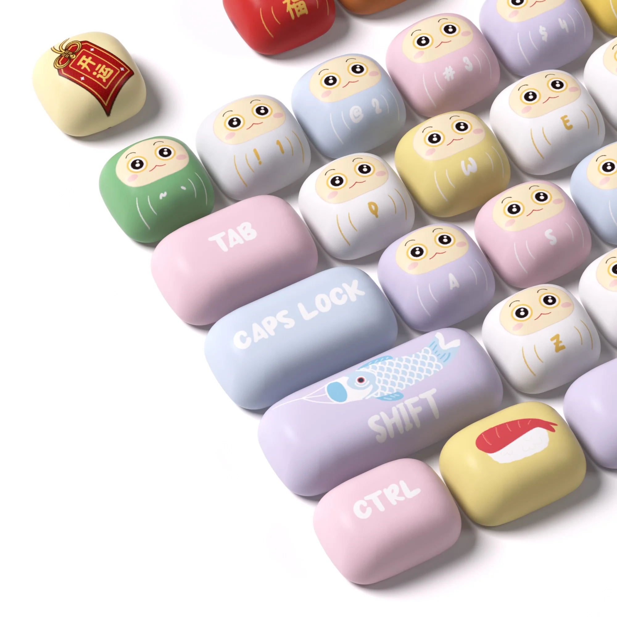 Akko Good Luck Charm 138 Key MOG Profile Dye Sub PBT Keycap Set - Image 3