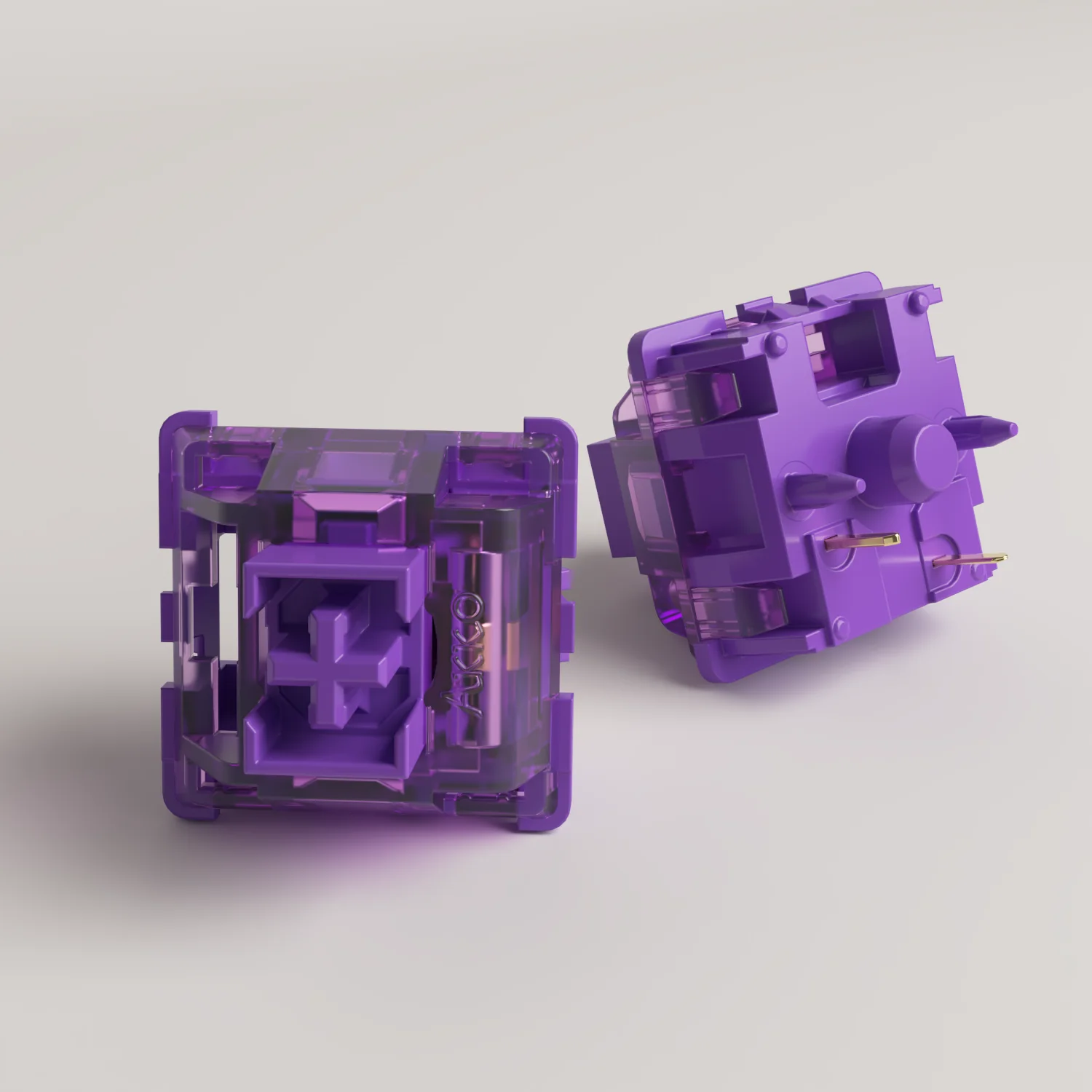 Akko Lavender Purple Pro V3 40g Tactile PCB Mount Switches 45 Pack - Image 4