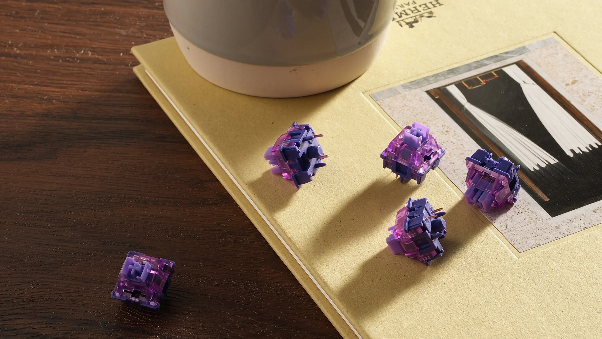 Akko Lavender Purple Pro V3 40g Tactile PCB Mount Switches 45 Pack - Image 7