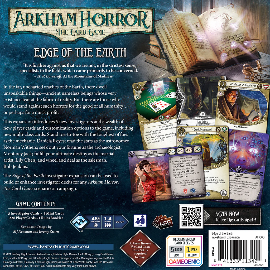 Arkham Horror LCG At the Edge of the Earth Investigator Expansion - Image 3