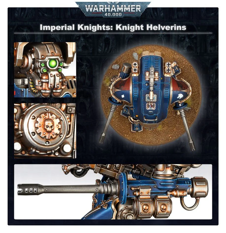 Warhammer 40000 Imperial Knights Armiger Helverins - Image 2