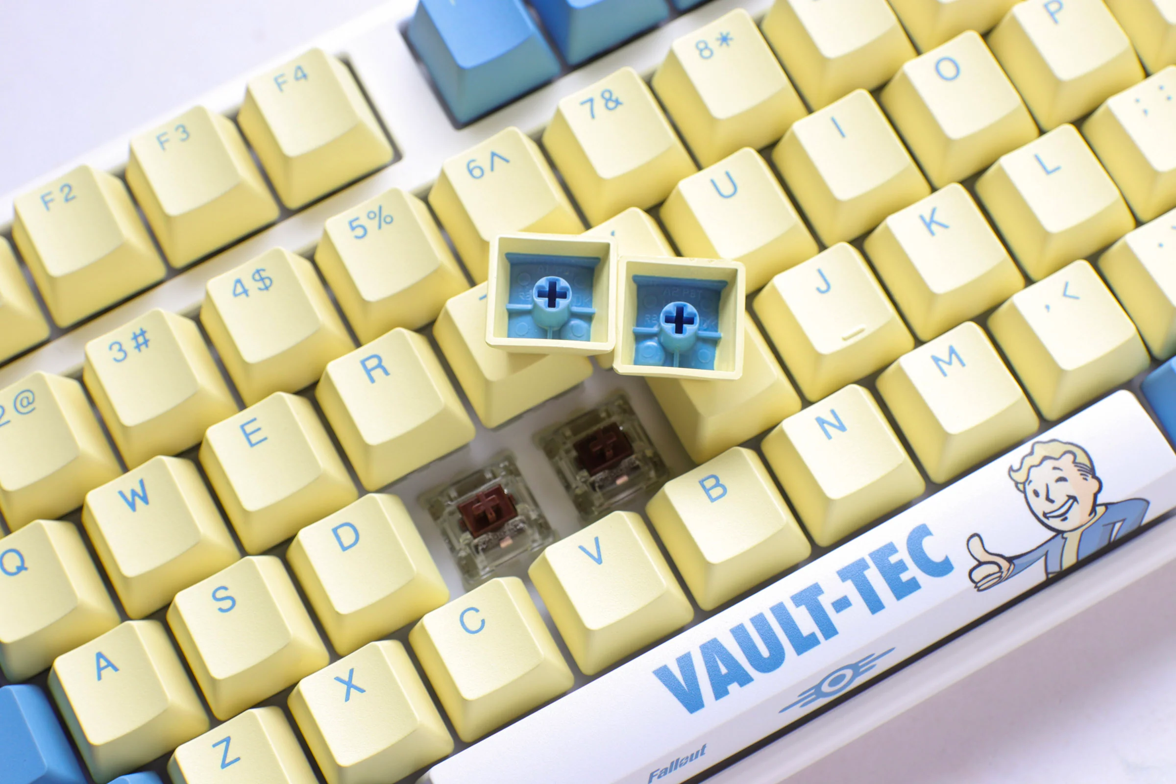 Bethesda x Ducky One 3 Fallout Edition Hotswap RGB Double Shot PBT Mechanical Keyboard - Image 10