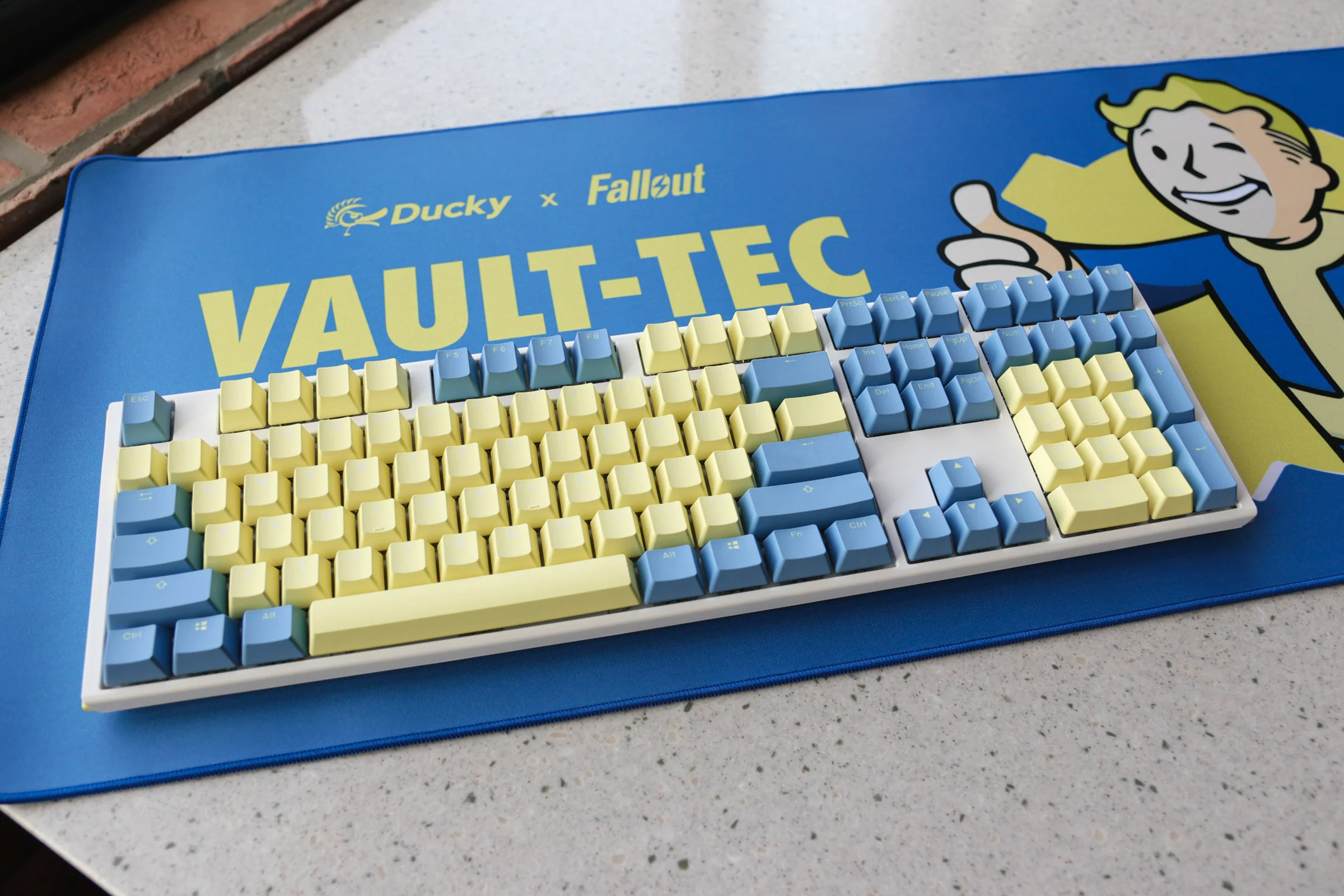Bethesda x Ducky One 3 Fallout Edition Hotswap RGB Double Shot PBT Mechanical Keyboard - Image 4