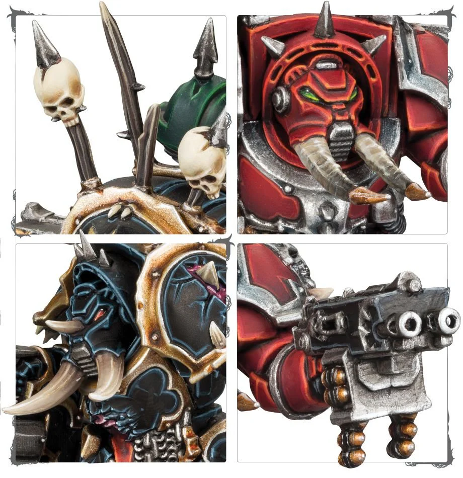 Warhammer 40000 Chaos Space Marines Chaos Terminator Squad - Image 3