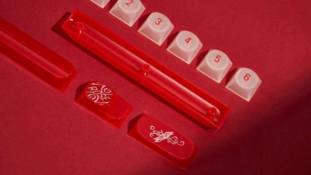 Chilkey Wild Rose 170 Key DDA Profile Dye Sub PC Keycap Set - Image 3