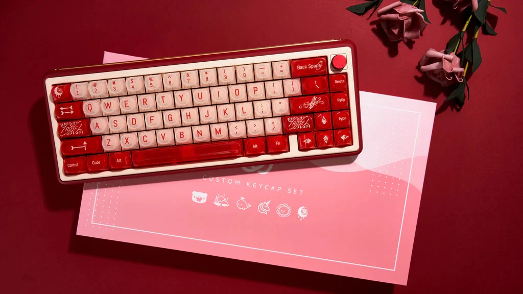 Chilkey Wild Rose 170 Key DDA Profile Dye Sub PC Keycap Set - Image 5