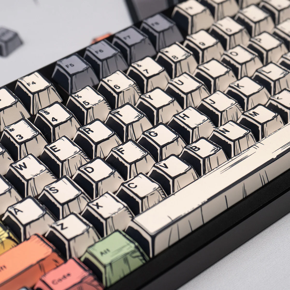 Click Inc Comic Cherry Profile Dye Sub Keycaps - Image 17