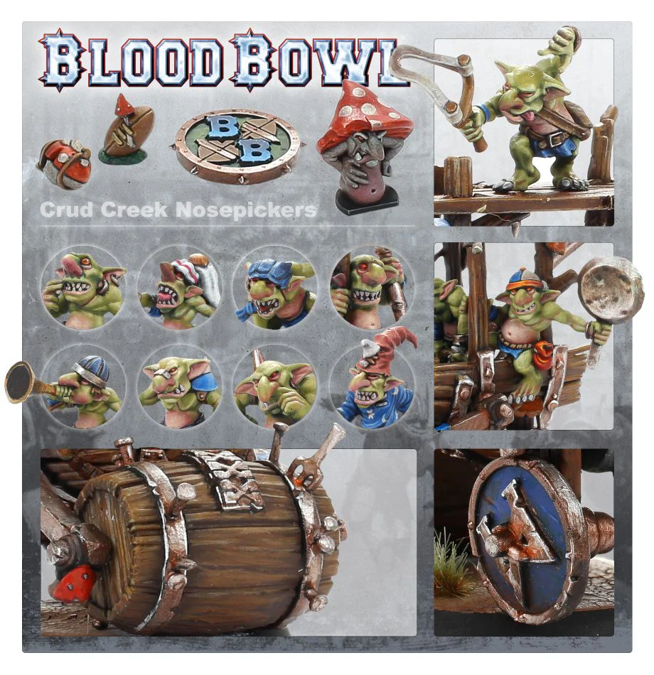 Snotling Blood Bowl Team - Crud Creek Nosepickers - Image 2