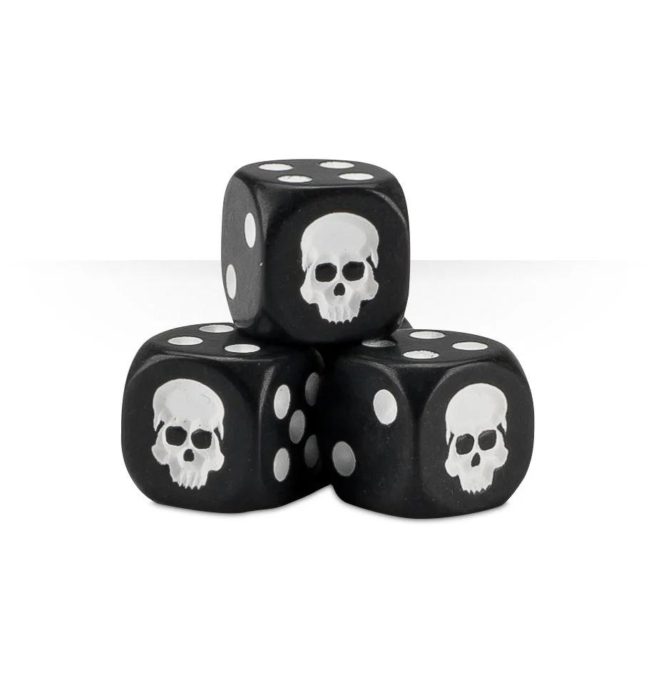 Warhammer 40000 12mm Dice Cube - Black - Image 3
