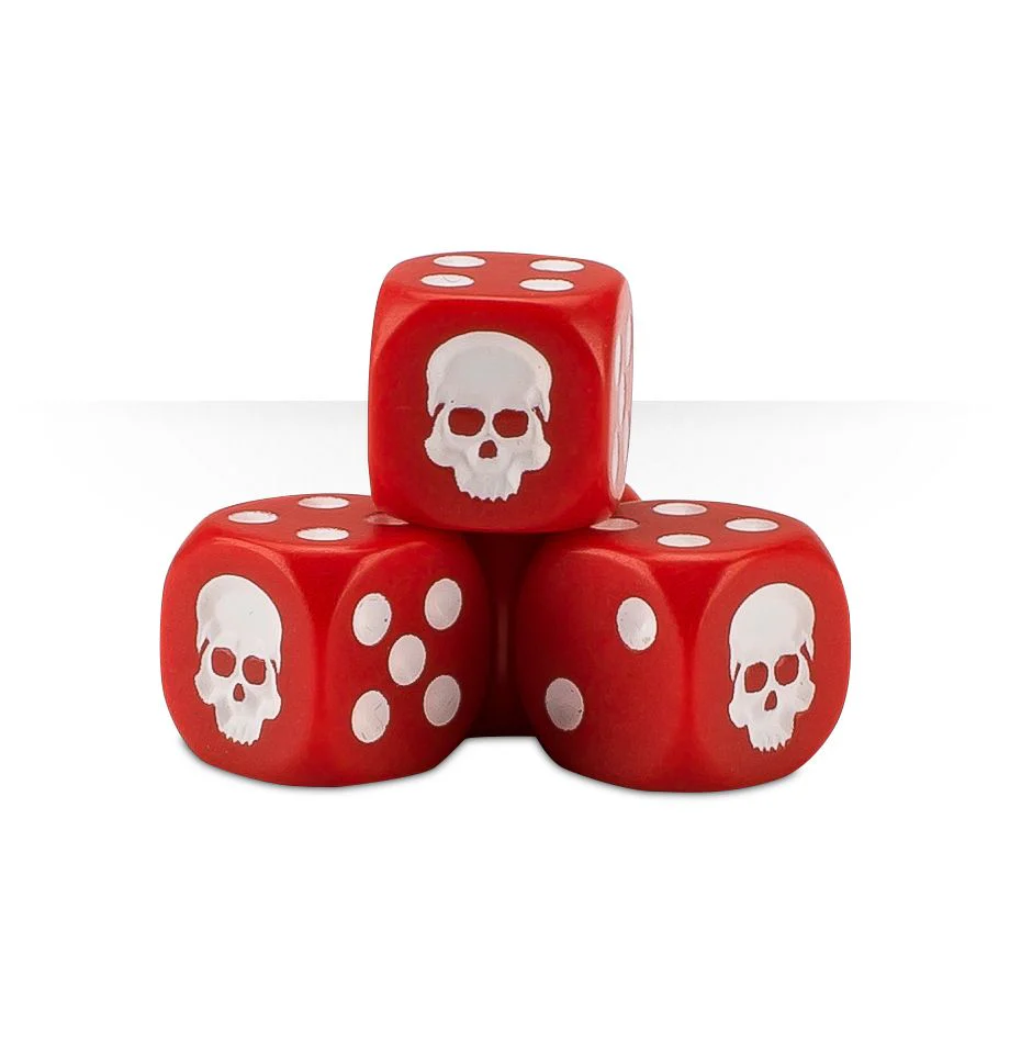 12mm Dice Cube - Red - Image 3