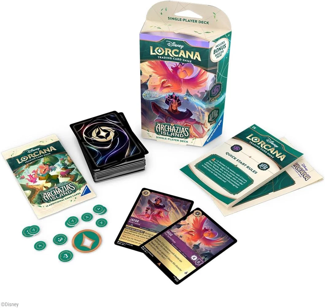 Disney Lorcana Archazia's Island Starter Deck Feared and Feathered Amethyst / Steel - Image 2