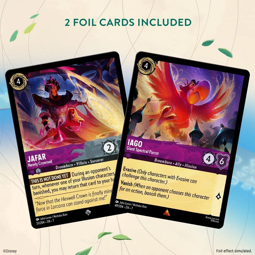 Disney Lorcana Archazia's Island Starter Deck Feared and Feathered Amethyst / Steel - Image 3