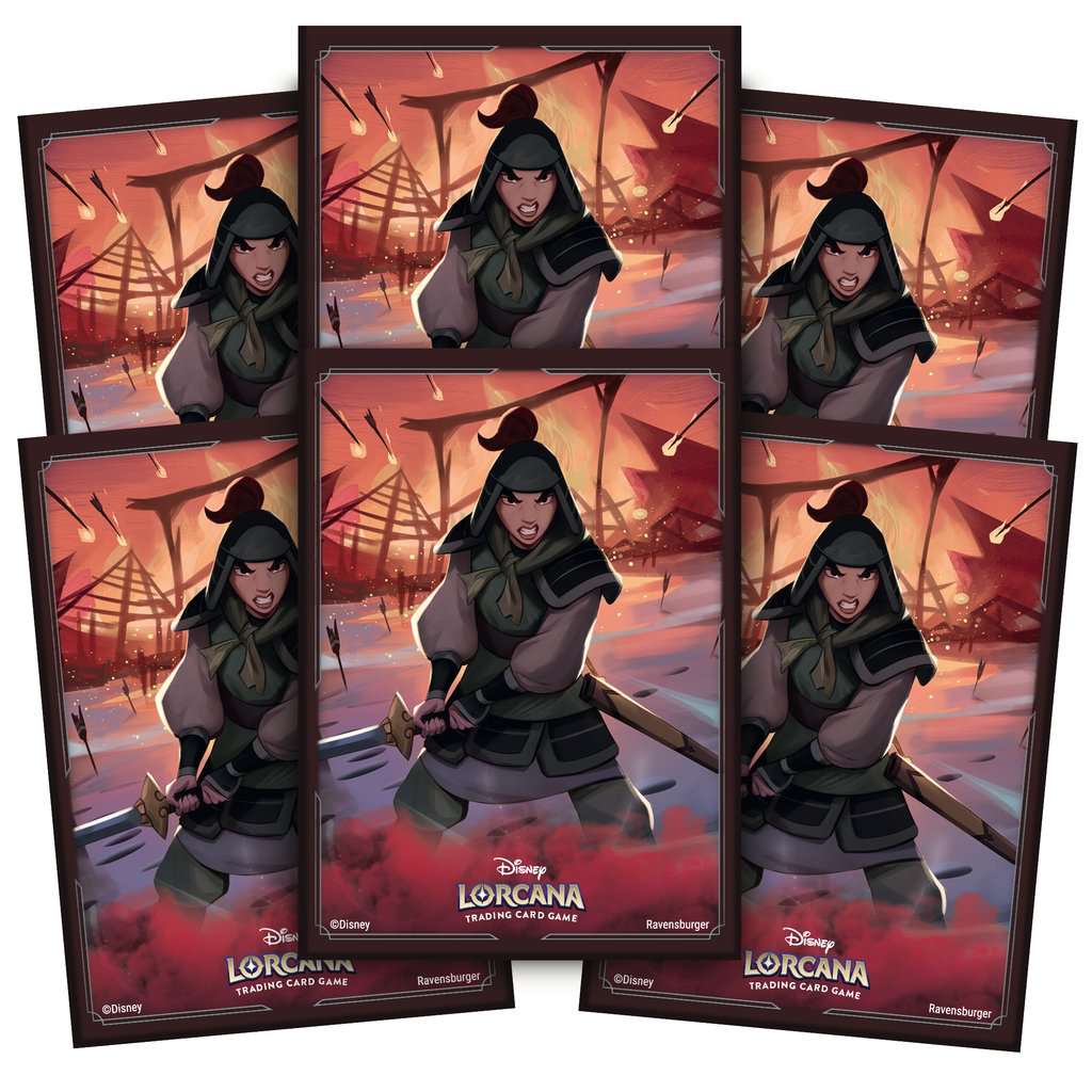 Disney Lorcana : Rise of the Floodborn Card Sleeves Pack Mulan - Image 3
