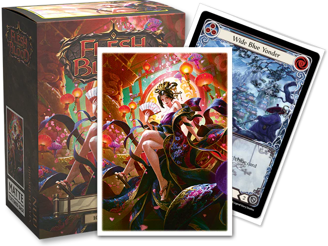Dragon Shield Standard Matte Art Card Sleeves Flesh and Blood Nuu with Promo 100ct