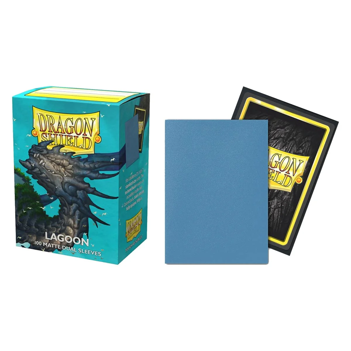 Dragon Shield Standard Matte Dual Card Sleeves Lagoon 100ct - Image 3