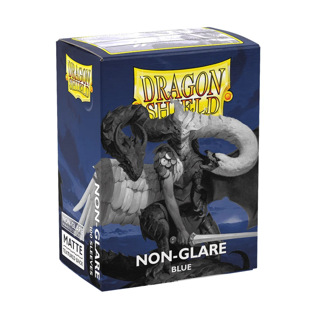 Dragon Shield Standard Non-Glare Matte Card Sleeves Blue 100ct - Image 2