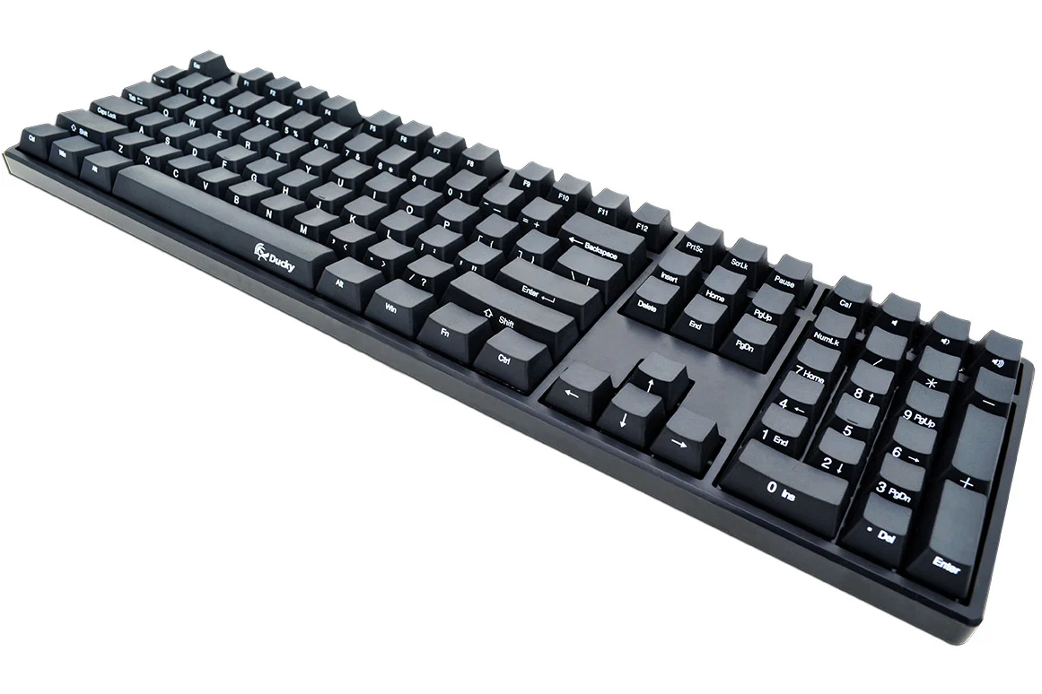 Ducky Black Side Print 108 Key OEM Profile PBT Keycap Set