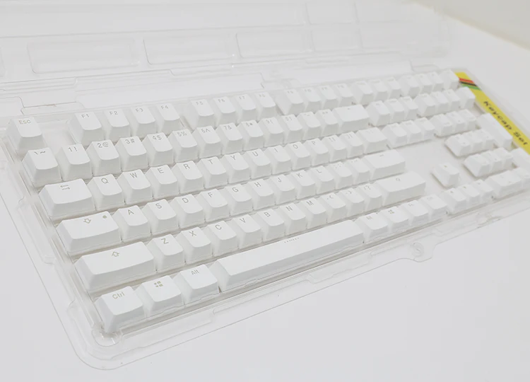 Ducky White Seamless Backlit 108 Key OEM Profile PBT Keycap Set - Image 4