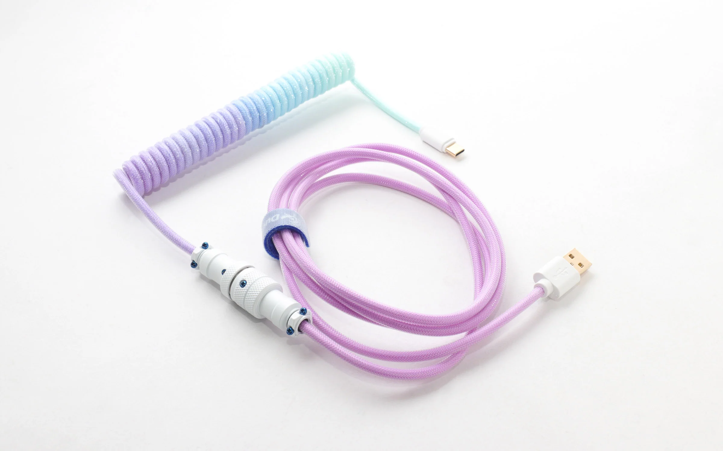 Azure Coiled USB Cable V2 - Image 3