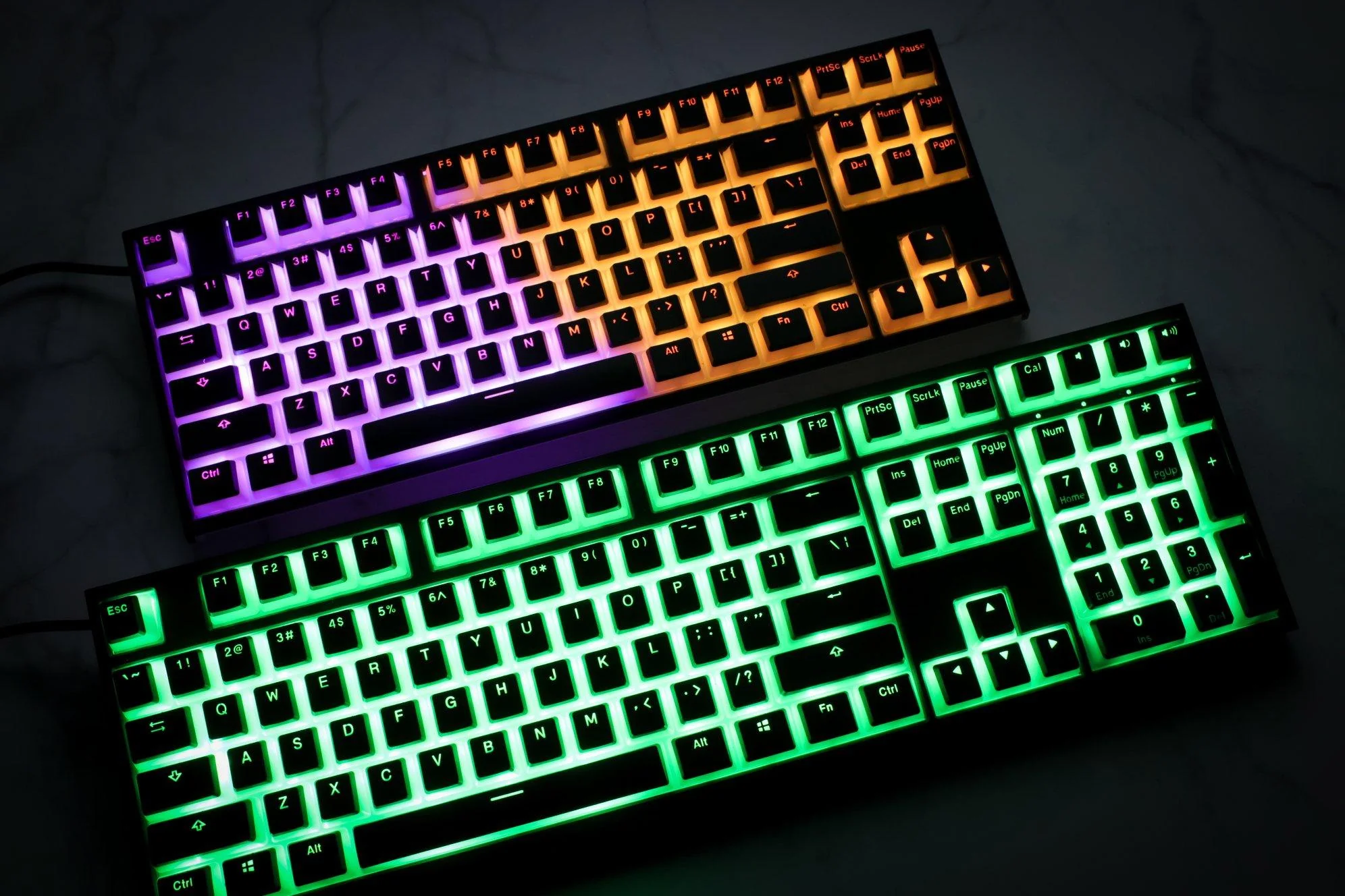 Ducky Black Pudding 108 Key OEM Profile Double Shot PBT Keycap Set - Image 13