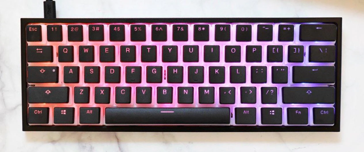 Ducky Black Pudding 108 Key OEM Profile Double Shot PBT Keycap Set - Image 5