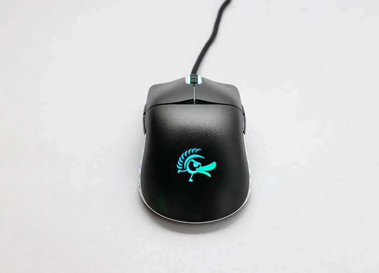 Ducky Black & White Feather Mouse (Kailh GM 8.0 Microswitch) - Image 6