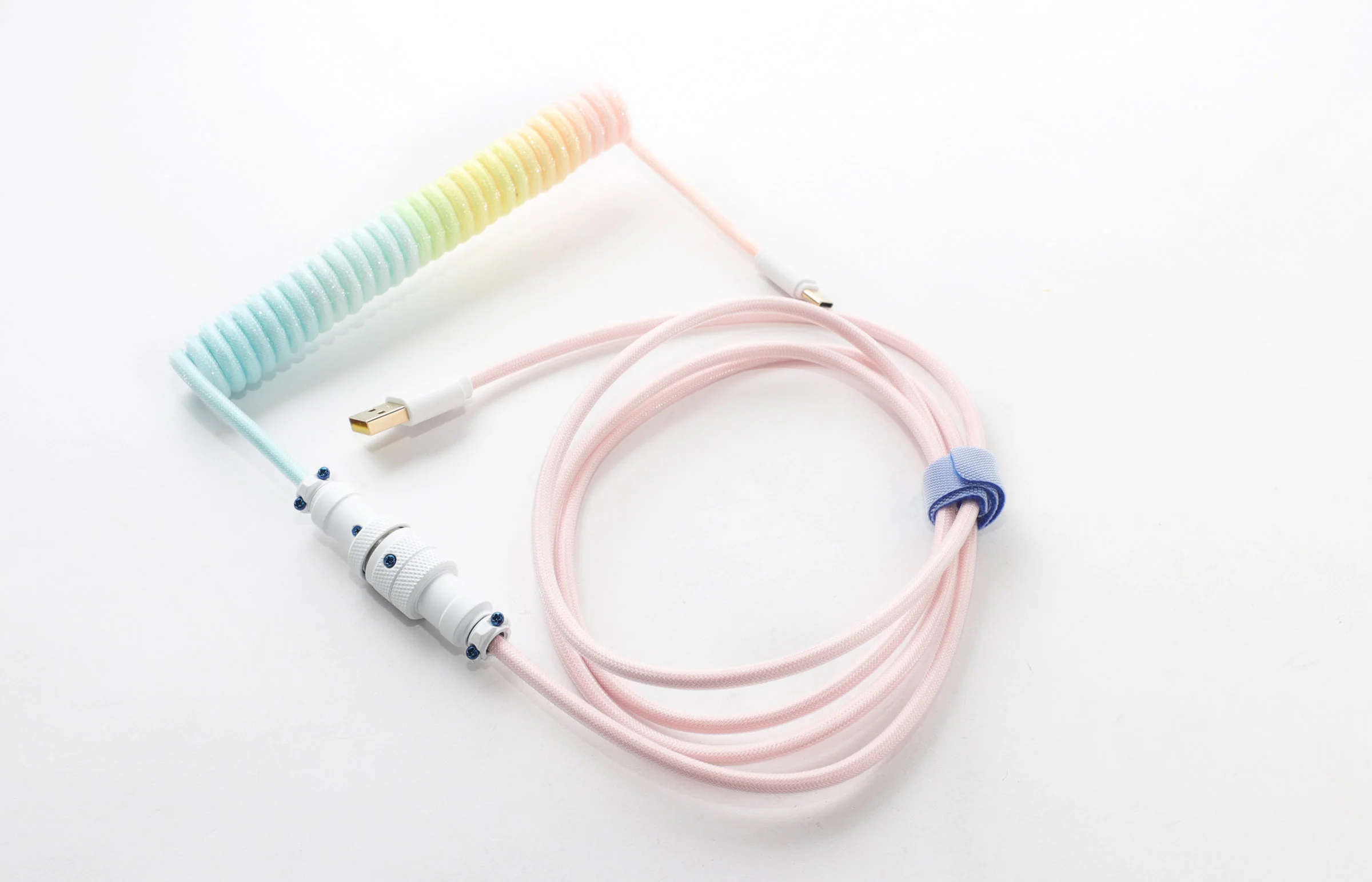 Cotton Candy Coiled USB Cable V2 - Image 3