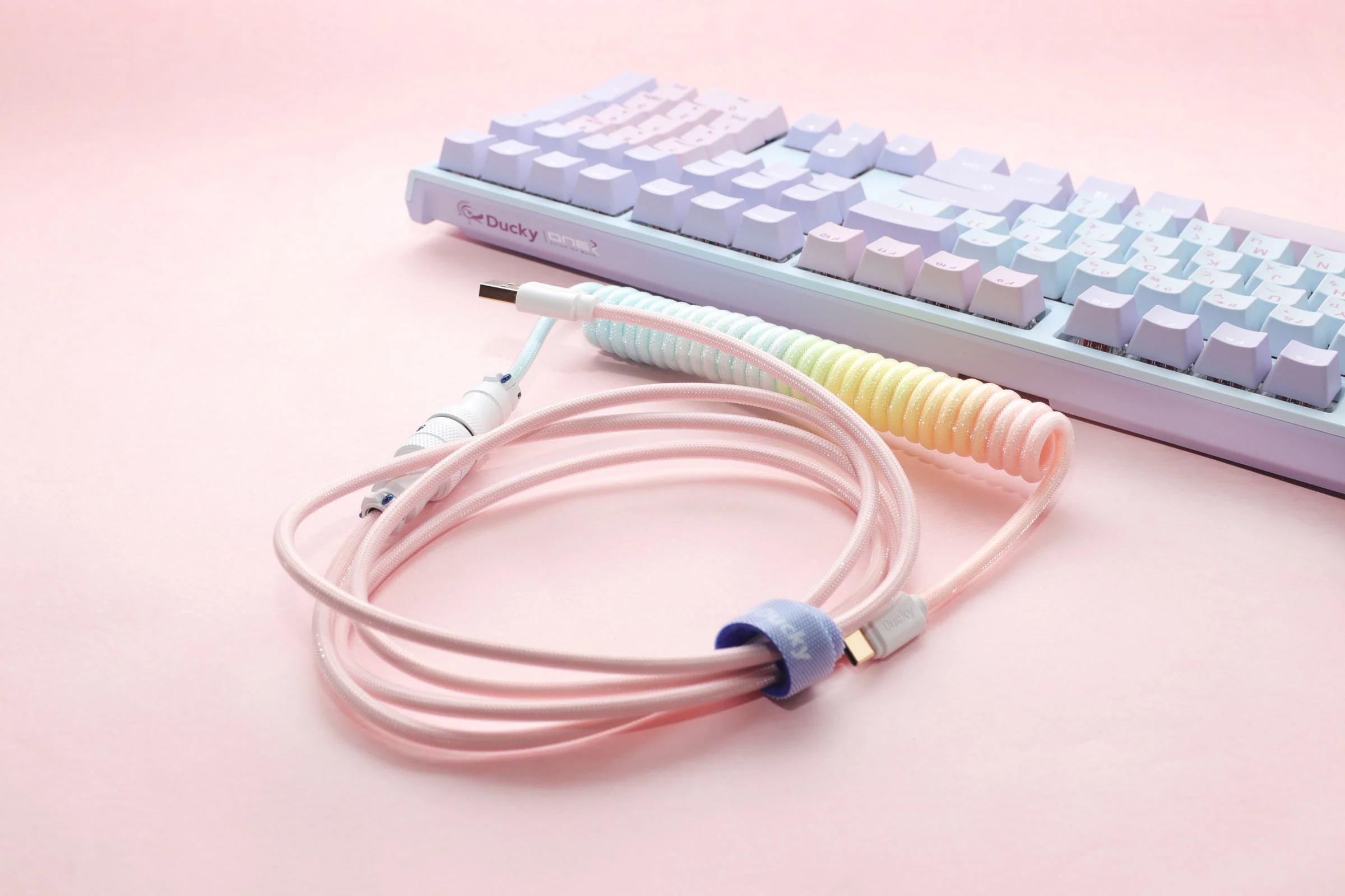 Cotton Candy Coiled USB Cable V2 - Image 5