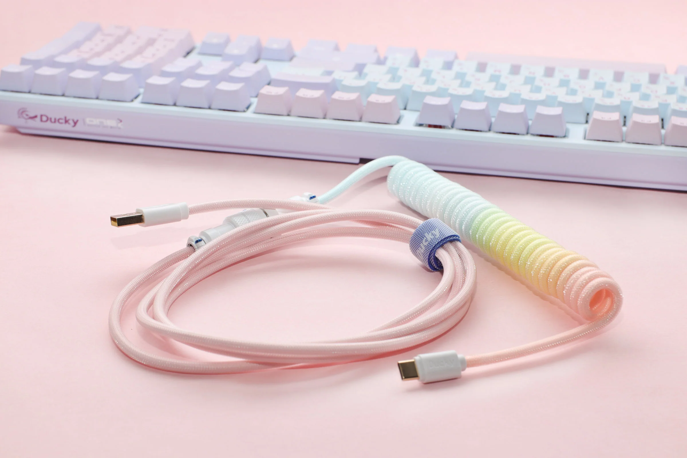 Cotton Candy Coiled USB Cable V2 - Image 6
