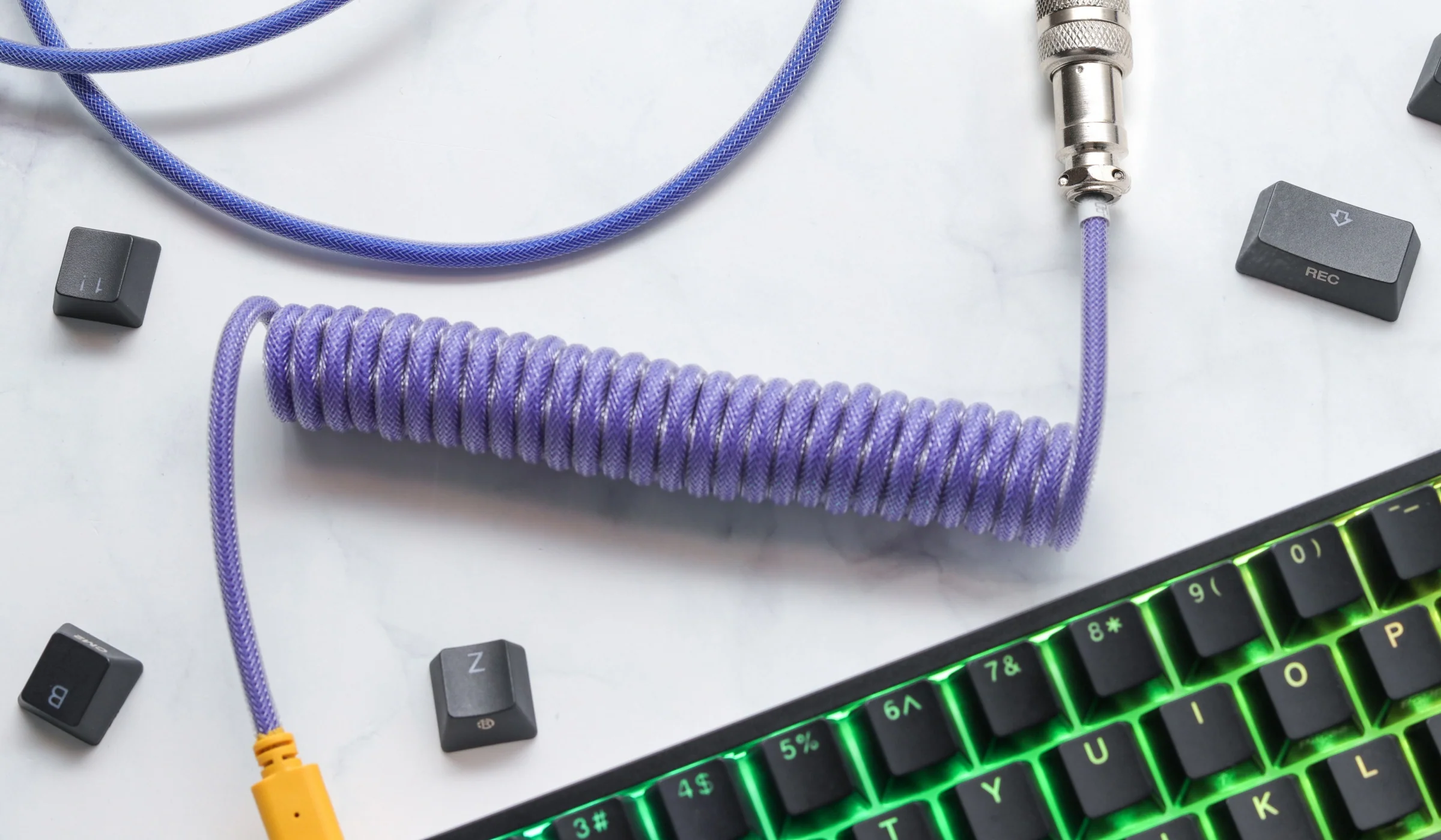 Ducky Horizon Premicord Custom USB Cable w/ Coil - Image 4