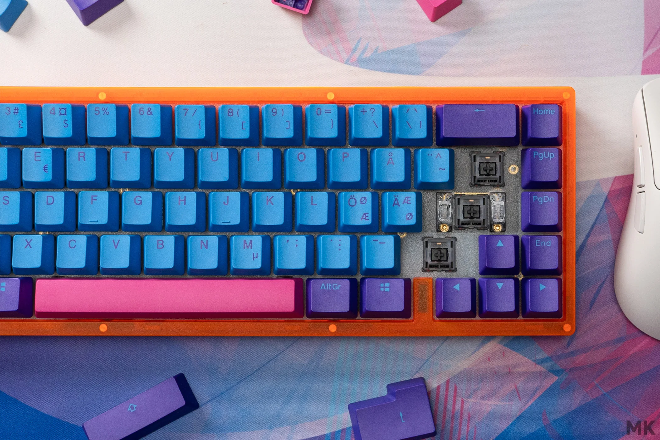 Ducky Joker Nordic 109 Key OEM Profile Double Shot PBT Keycap Set - Image 4