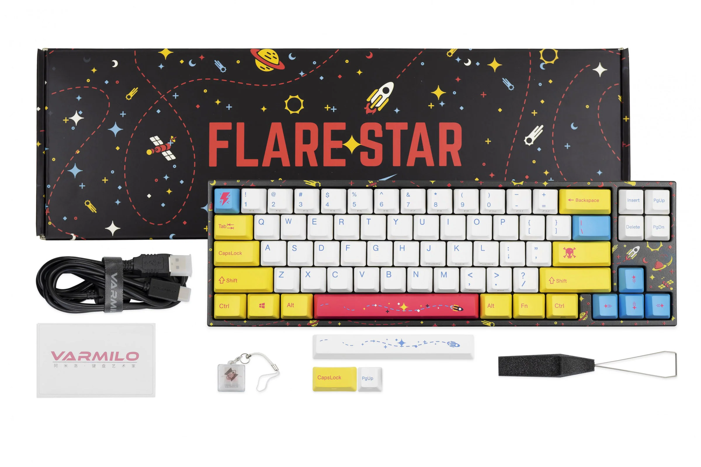 Varmilo x MK x Ducky Miya Pro Flare Star Special Edition EC Mechanical Keyboard - Image 11