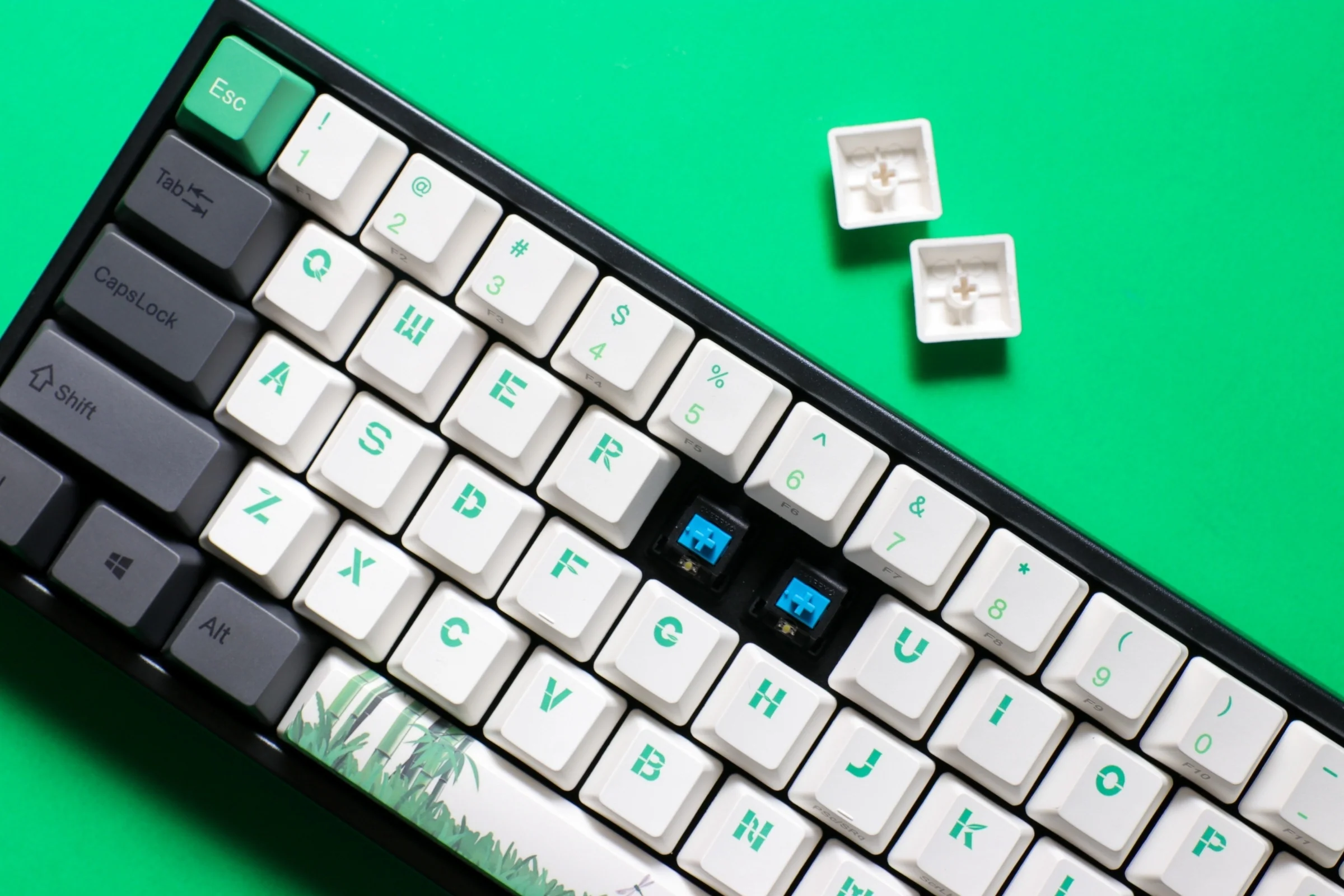 Ducky x Varmilo Miya Pro Panda R2 White LED 65% Double Shot PBT Mechanical Keyboard - Image 4