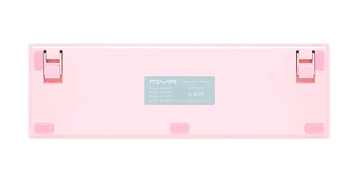 Ducky x Varmilo Miya Pro Sakura Pink LED 65% Dye Sub PBT Mechanical Keyboard - Image 9
