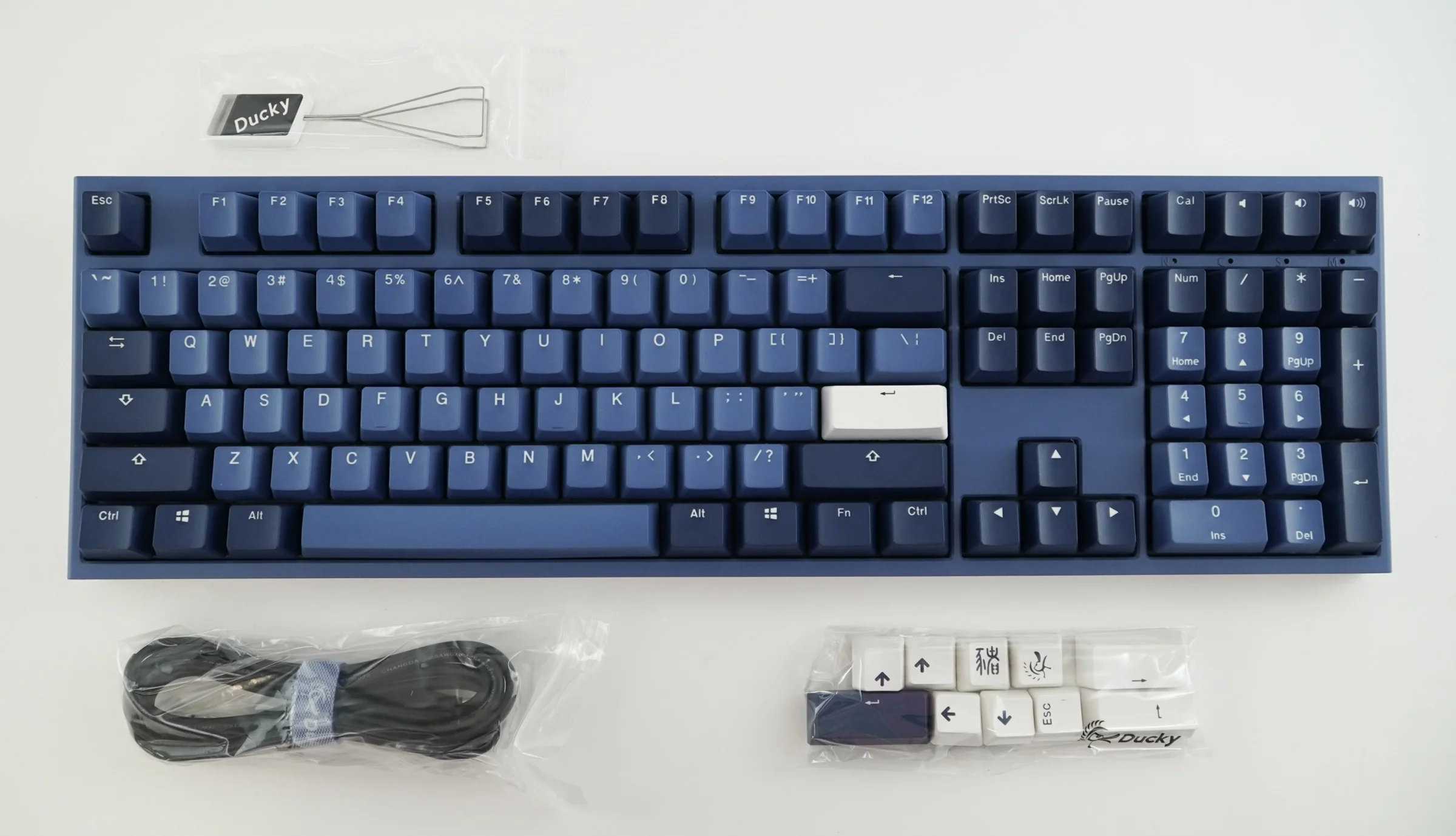 Ducky x MK One 2 Good in Blue Double Shot PBT Mechanical Keyboard - Image 8