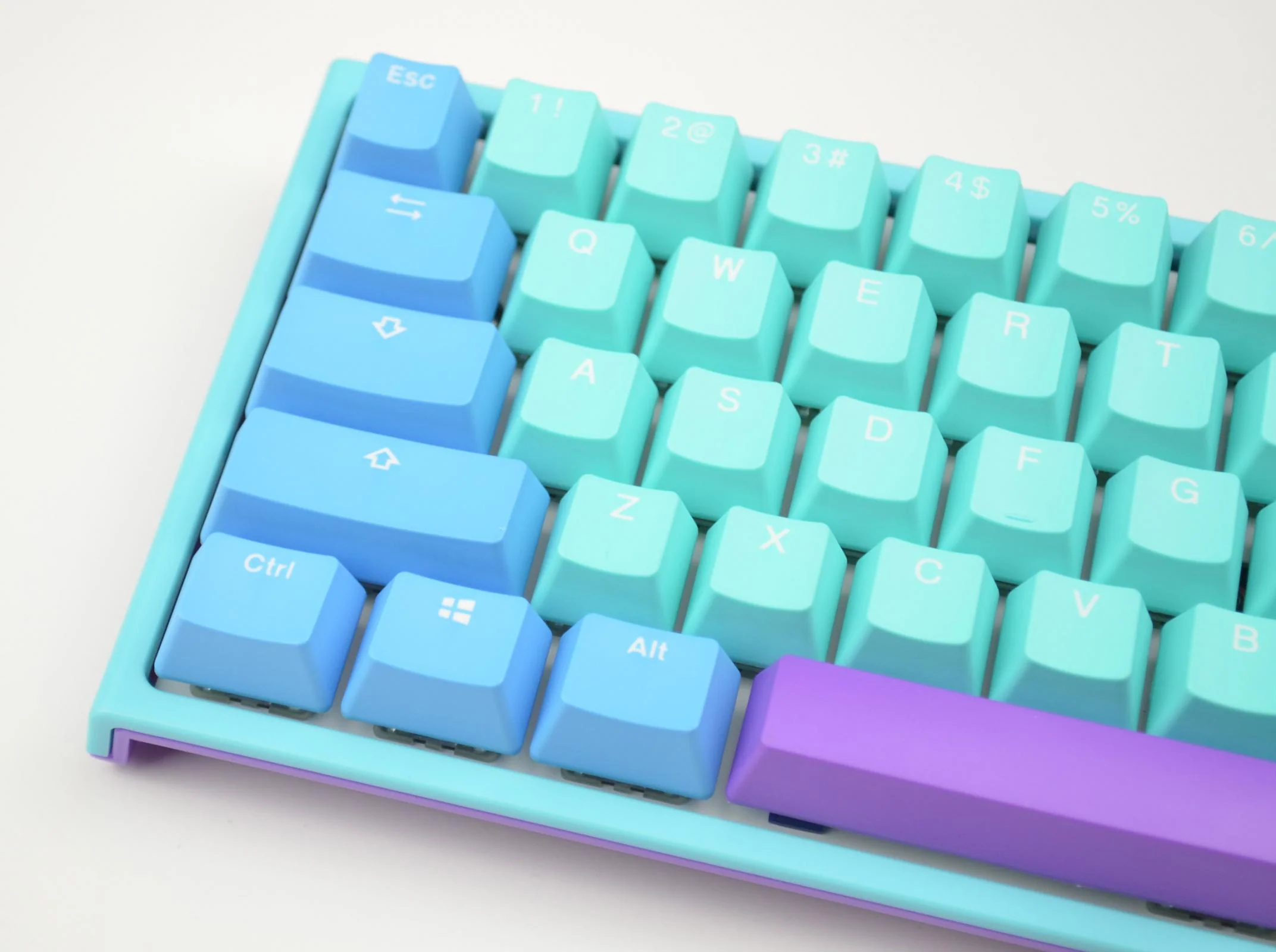 Ducky x MK Frozen Llama One 2 Mini RGB LED 60% Double Shot PBT Limited Mechanical Keyboard - Image 8