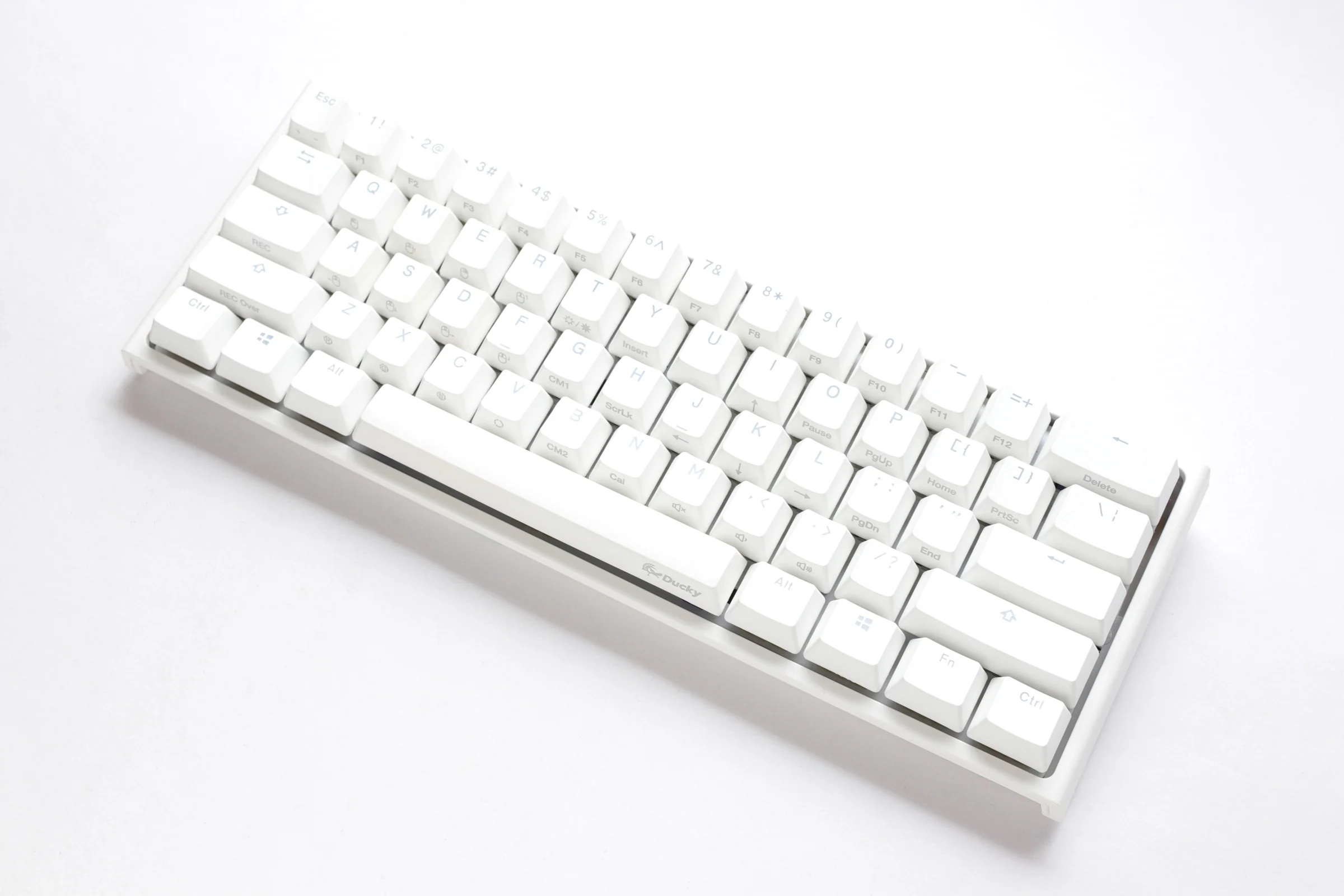 Ducky One 2 Mini Pro Pure White RGB LED 60% Double Shot PBT Mechanical Keyboard - Image 3