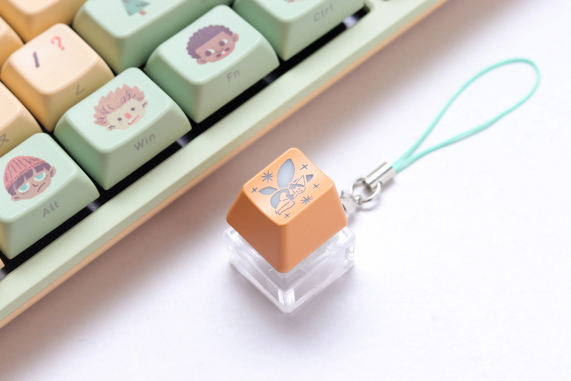 Ducky x Dimanche Peter Pan One 2 Pro Dye Sub PBT Limited Mechanical Keyboard - Image 10