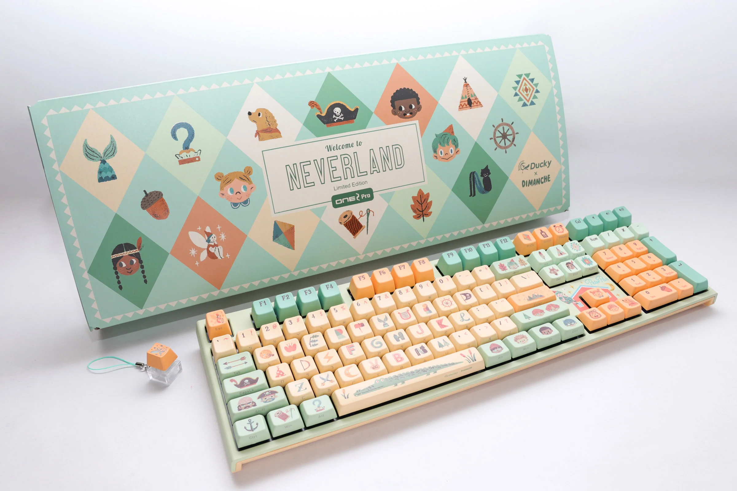 Ducky x Dimanche Peter Pan One 2 Pro Dye Sub PBT Limited Mechanical Keyboard - Image 11