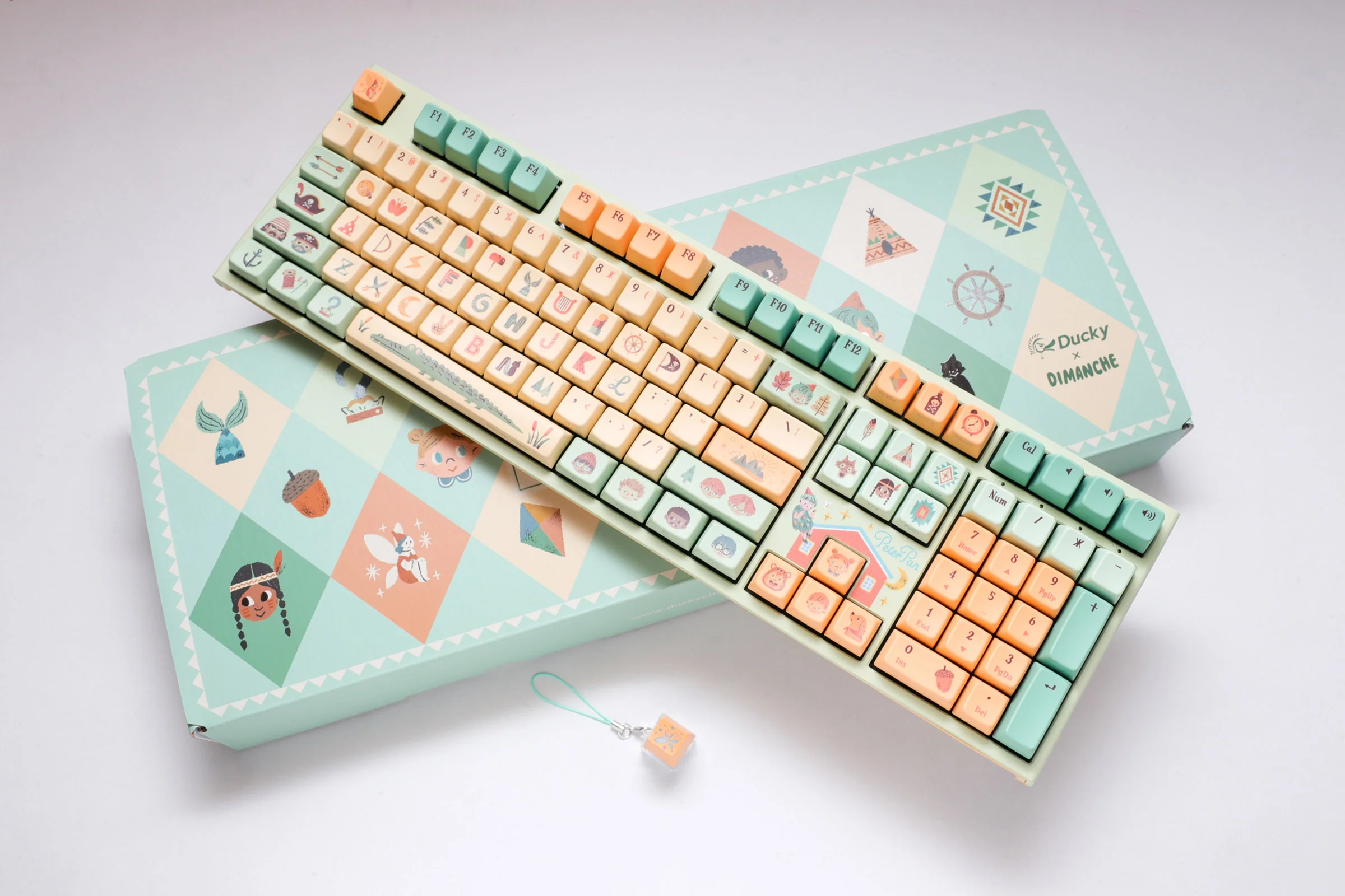 Ducky x Dimanche Peter Pan One 2 Pro Dye Sub PBT Limited Mechanical Keyboard - Image 8