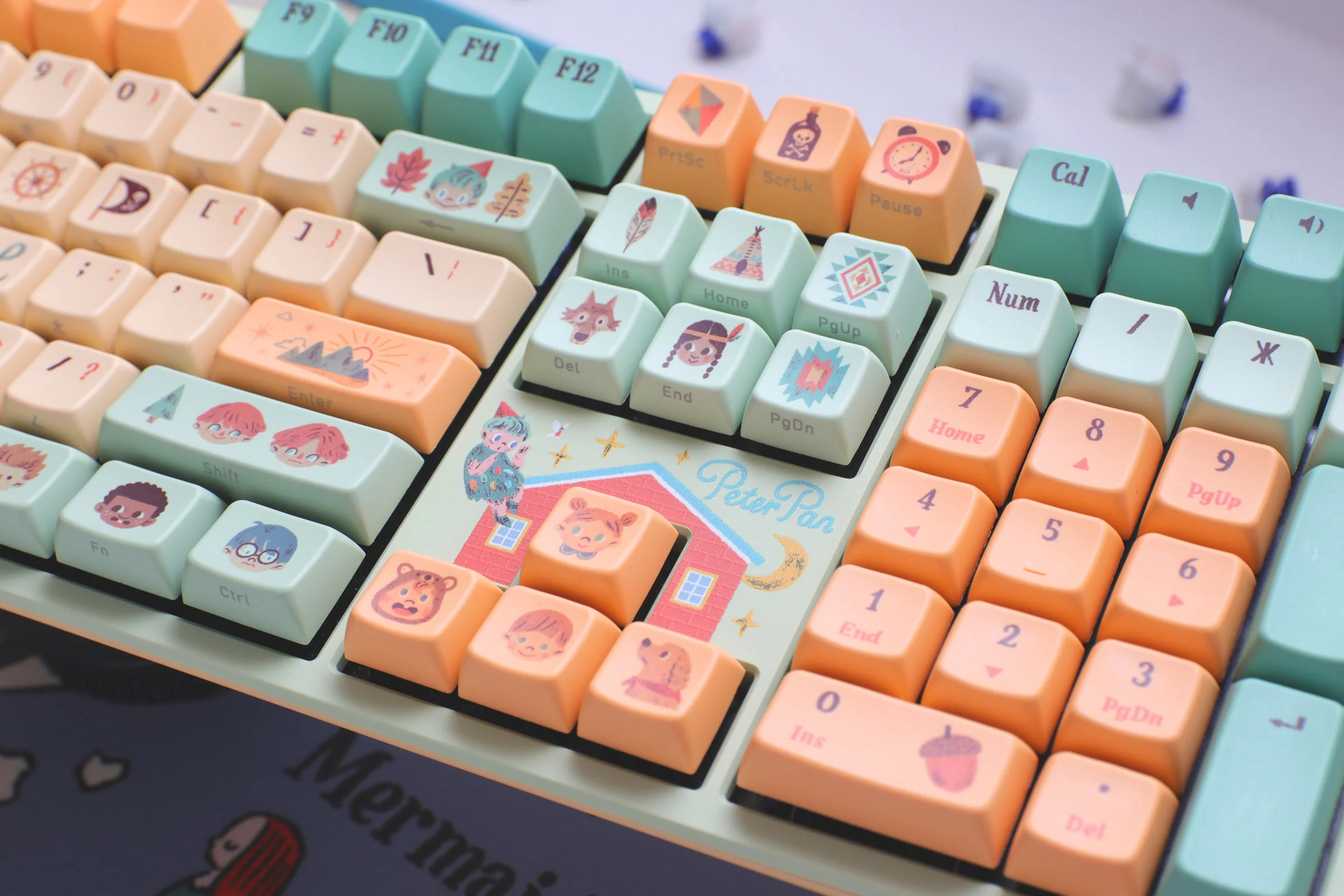 Ducky x Dimanche Peter Pan One 2 Pro Dye Sub PBT Limited Mechanical Keyboard - Image 9