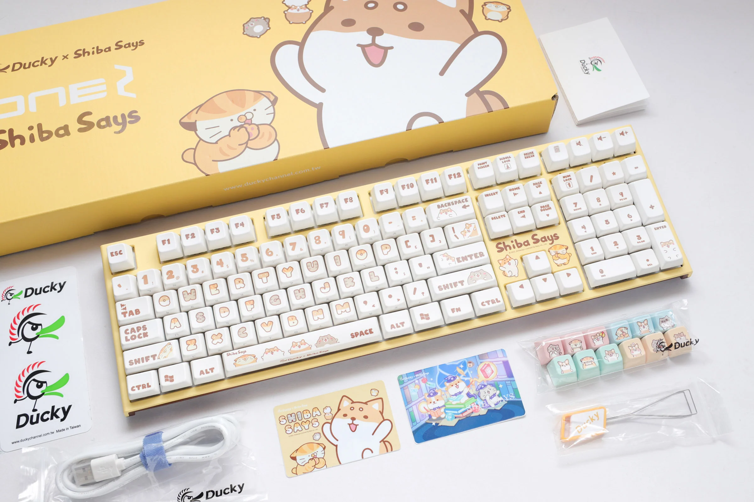 Shiba Says x Ducky One 2 RGB Dye Sub PBT Mechanical Keyboard - Image 10
