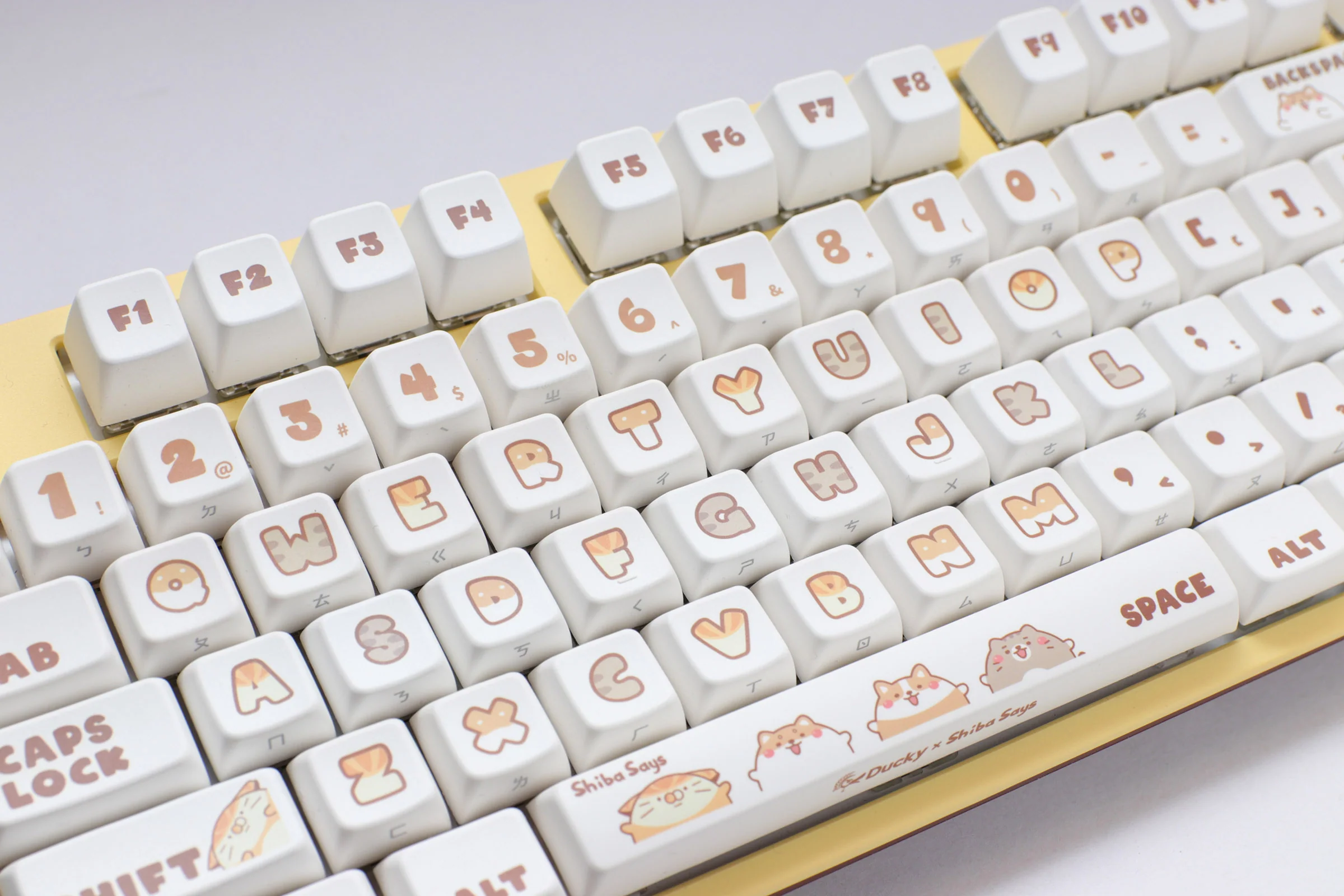 Shiba Says x Ducky One 2 RGB Dye Sub PBT Mechanical Keyboard - Image 4